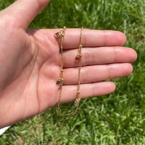 Gold plated necklace